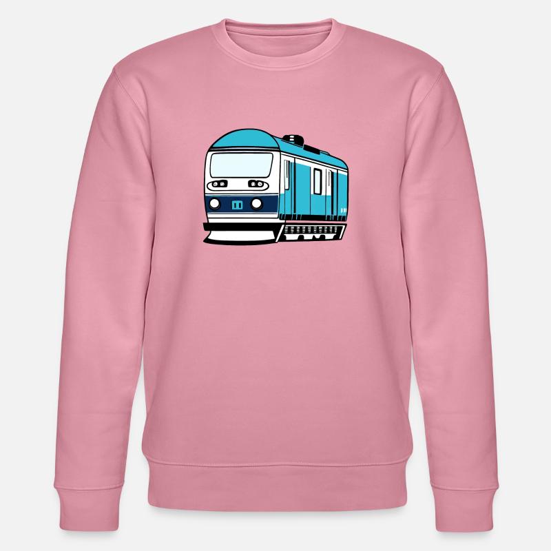 Locomotive, train, chemin de fer - Sweat bio CHANGER Stanley/Stella Unisexe - lilas onirique