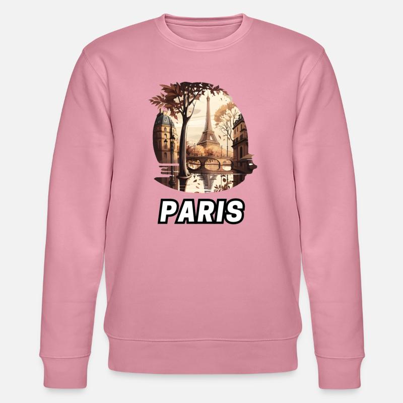 Paris - Sweat bio CHANGER Stanley/Stella Unisexe - lilas onirique