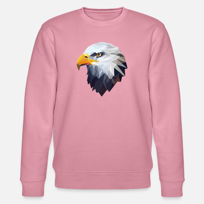 Stylized, geometric eagle - Stanley/Stella CHANGER Unisex Organic Sweatshirt - lilac dream