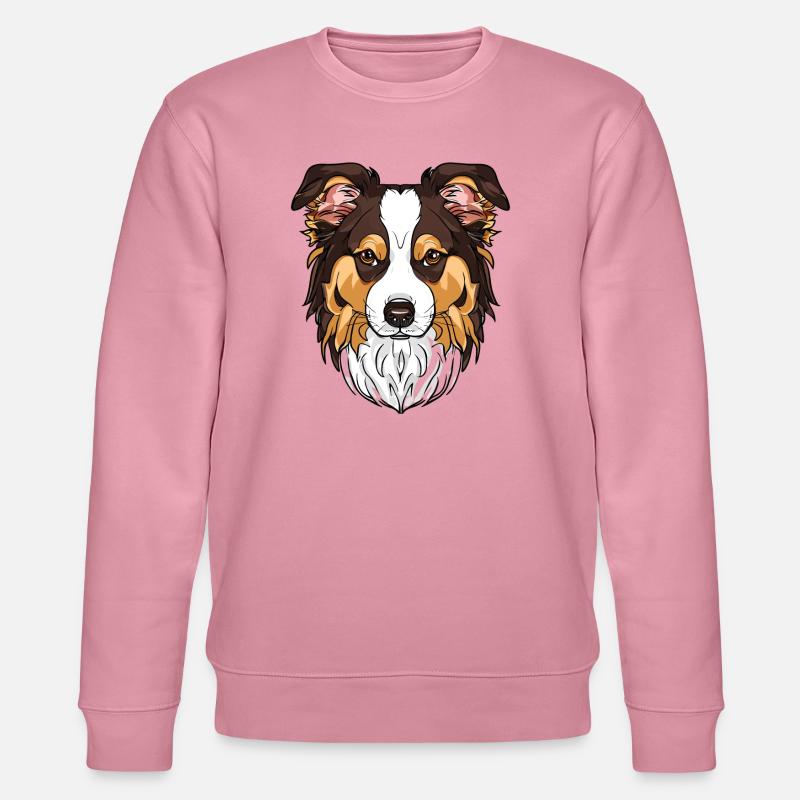 J’aime mon Border Collie - Sweat bio CHANGER Stanley/Stella Unisexe - lilas onirique