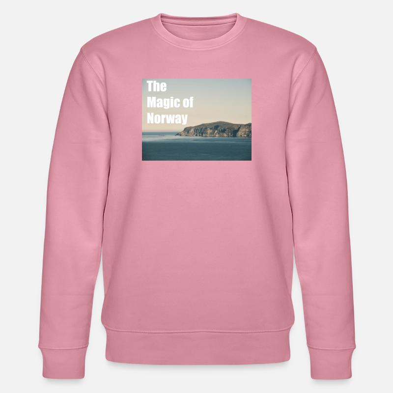 The Magic of Norway - Stanley/Stella Unisex Bio-Sweatshirt CHANGER  - Lila Traum