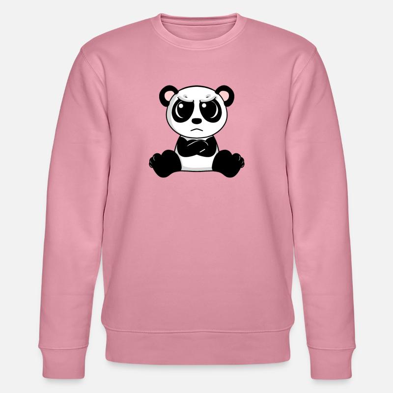 Panda en colère - Sweat bio CHANGER Stanley/Stella Unisexe - lilas onirique