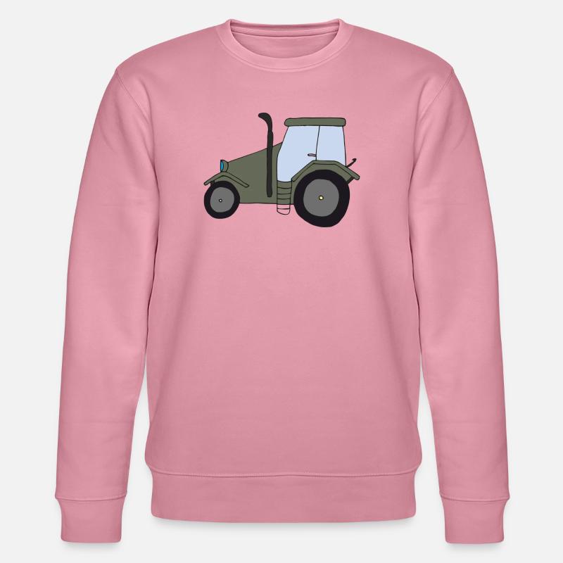 traktor oldtimer - Stanley/Stella Unisex Bio-Sweatshirt CHANGER  - Lila Traum