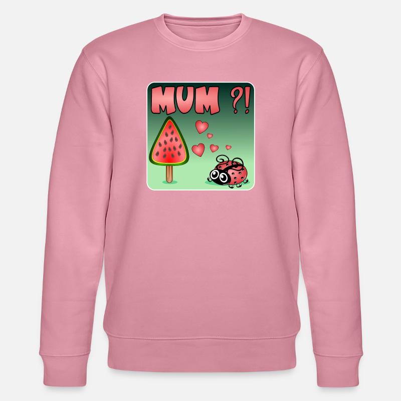 Wassermelone BUG - Stanley/Stella Unisex Bio-Sweatshirt CHANGER  - Lila Traum