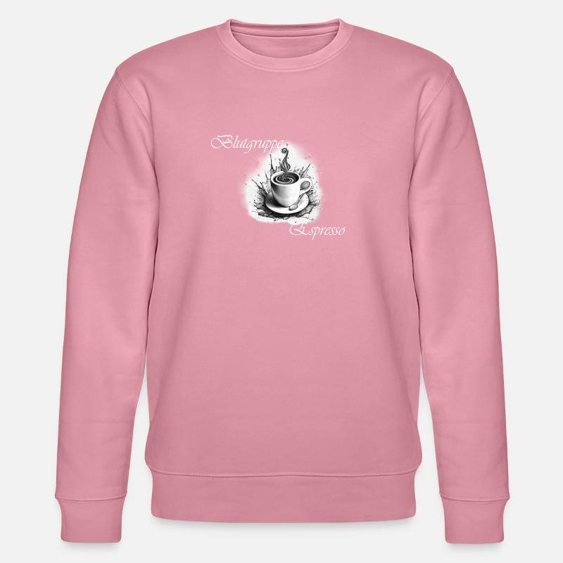 Blutgruppe espresso 2 weiß - Stanley/Stella Unisex Bio-Sweatshirt CHANGER - Lila Traum