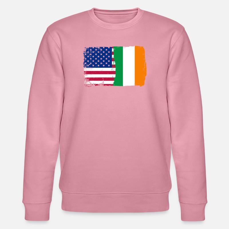 Fusion de drapeaux : étoiles et trèfle - Sweat bio CHANGER Stanley/Stella Unisexe - lilas onirique