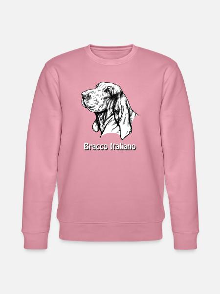 Bracco Italiano Portrait with text - Stanley/Stella CHANGER Unisex Organic Sweatshirt - lilac dream