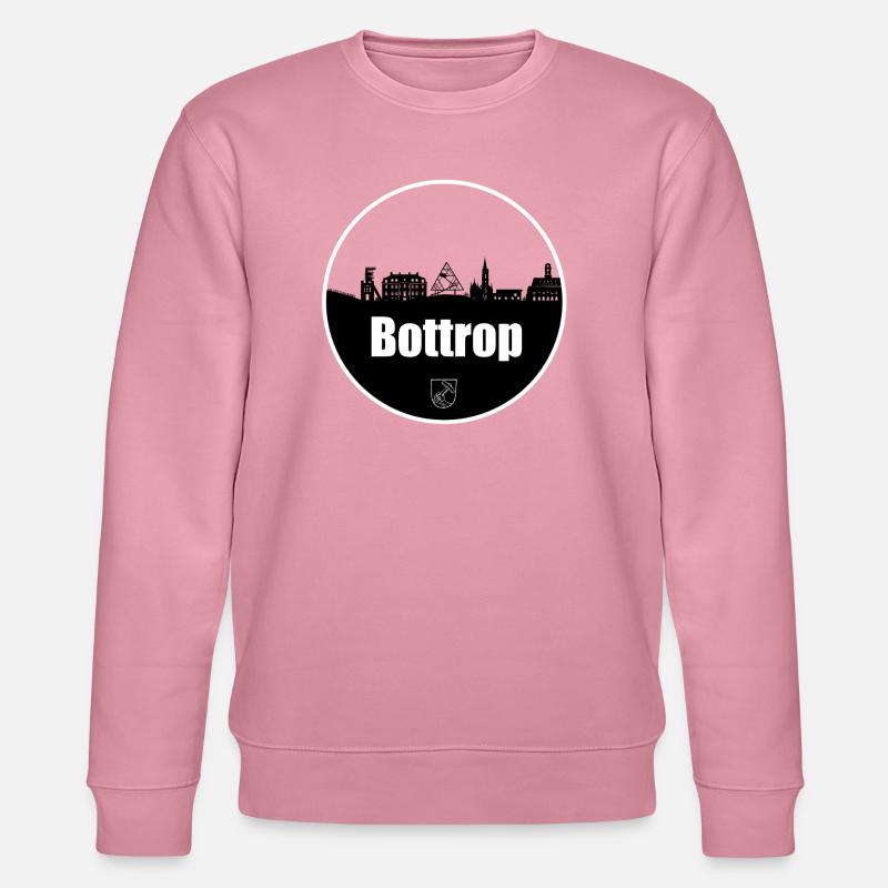 Bottrop Transparenz Skyline - Stanley/Stella Unisex Bio-Sweatshirt CHANGER  - Lila Traum
