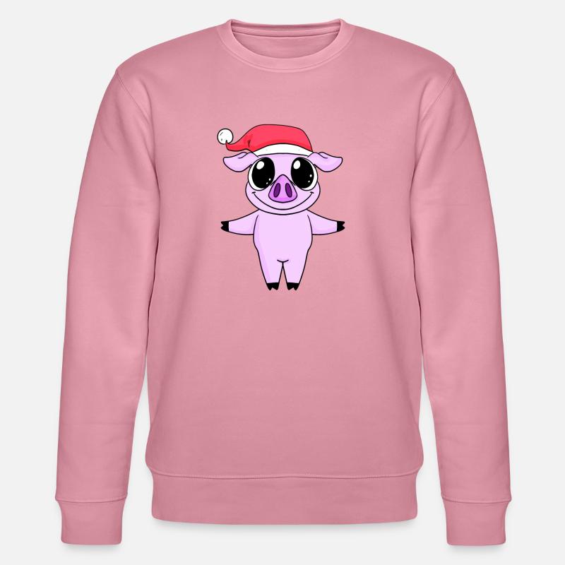 Cochon Noël - Sweat bio CHANGER Stanley/Stella Unisexe - lilas onirique