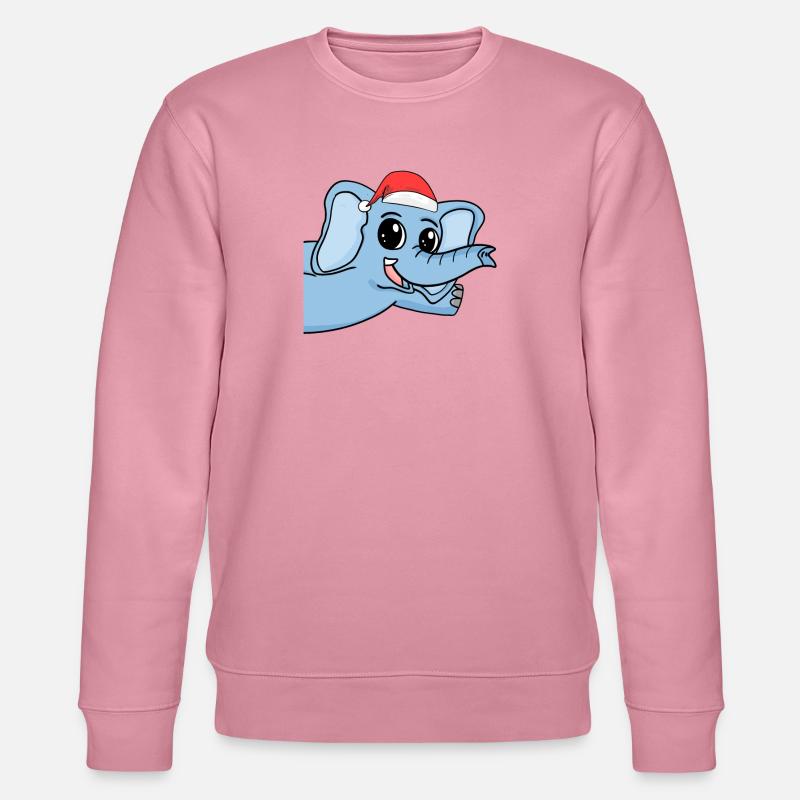 Noël des éléphants - Sweat bio CHANGER Stanley/Stella Unisexe - lilas onirique