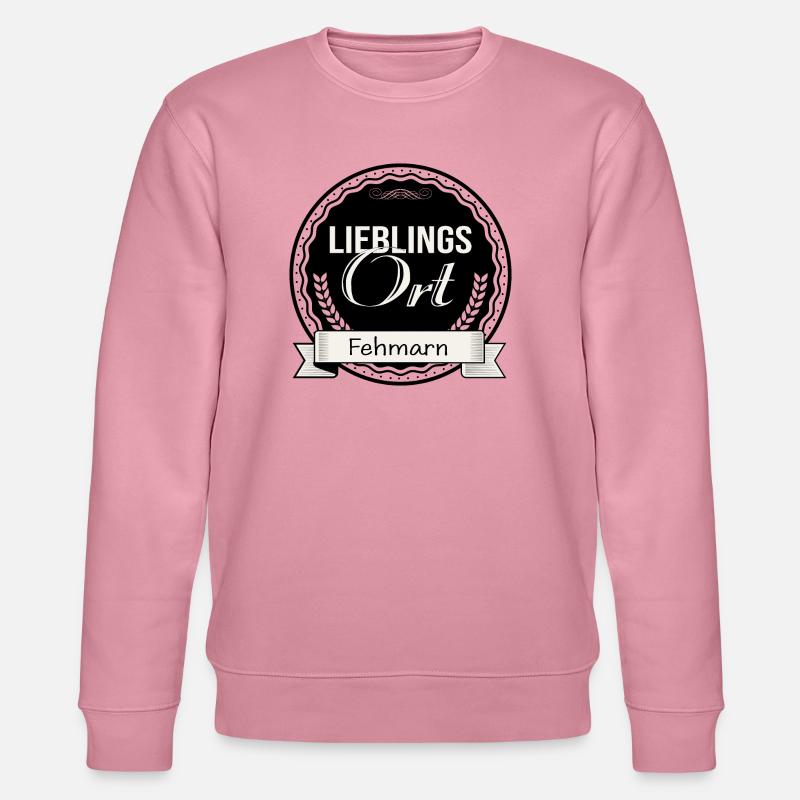 Lieblingsort Fehmarn - Stanley/Stella Unisex Bio-Sweatshirt CHANGER  - Lila Traum