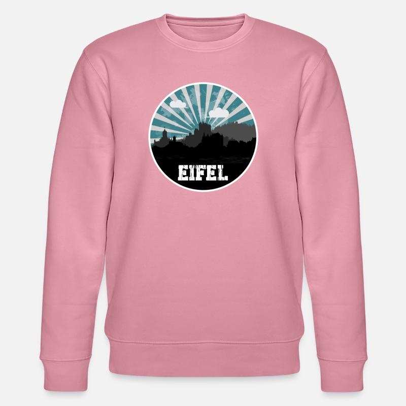 Eifel Skyline Blue Hour - Stanley/Stella CHANGER Unisex Organic Sweatshirt - lilac dream