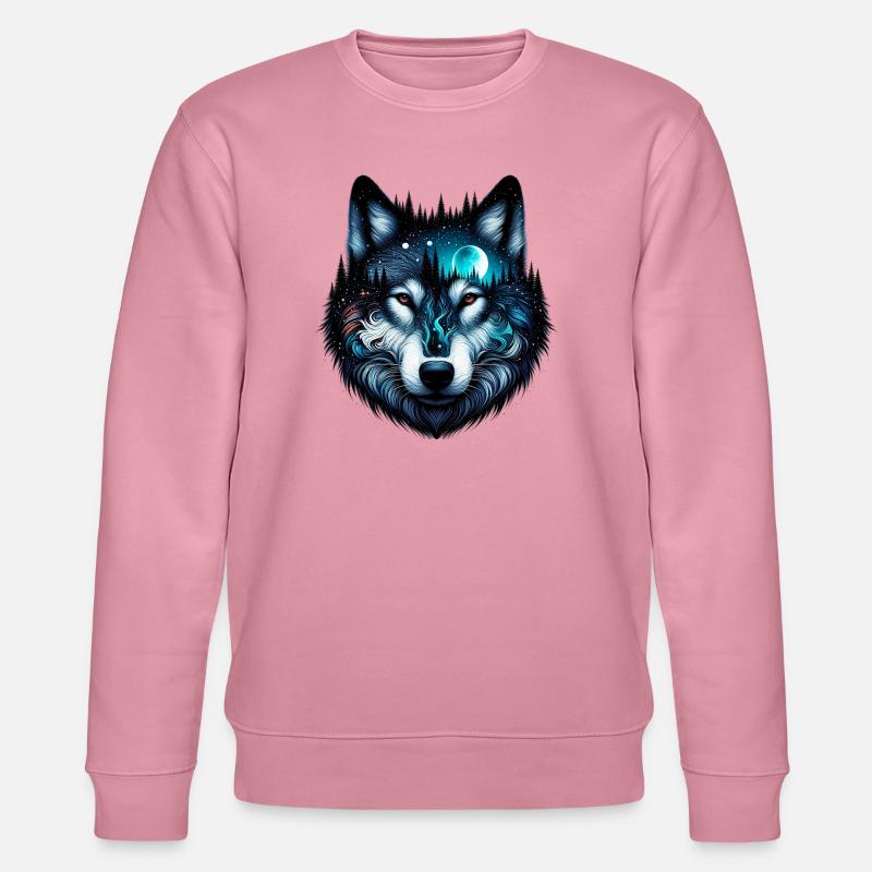 Wolf - Stanley/Stella CHANGER Unisex Organic Sweatshirt - lilac dream