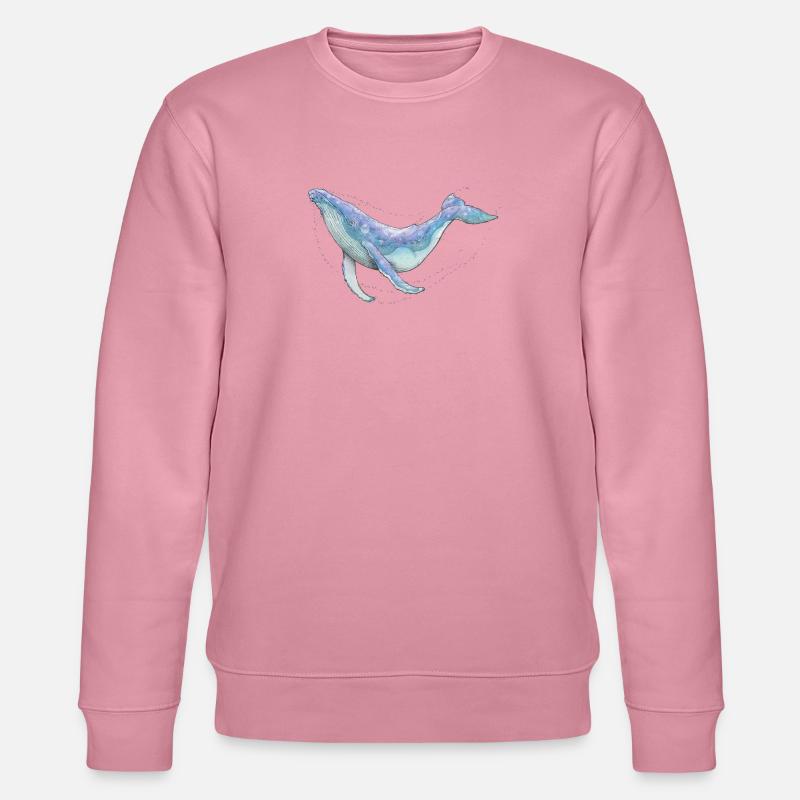 Buckelwal - Stanley/Stella Unisex Bio-Sweatshirt CHANGER  - Lila Traum