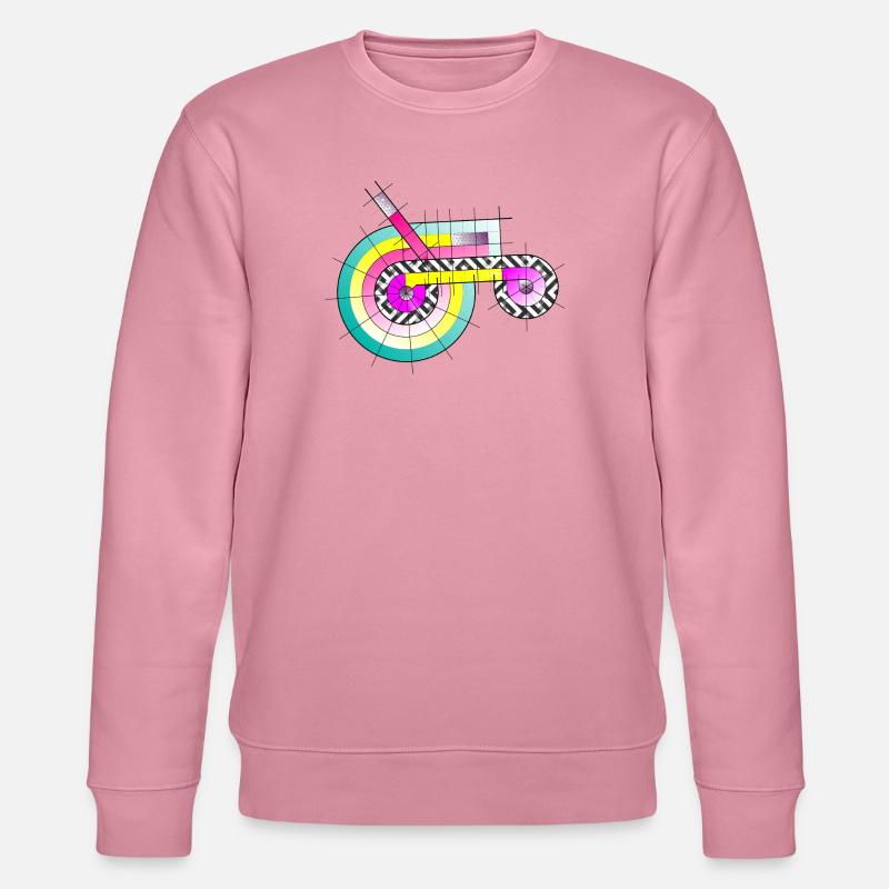 Traktor mal anders - Stanley/Stella Unisex Bio-Sweatshirt CHANGER  - Lila Traum