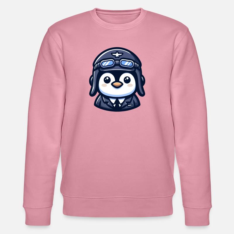 Flug der Eispiloten - Stanley/Stella Unisex Bio-Sweatshirt CHANGER  - Lila Traum