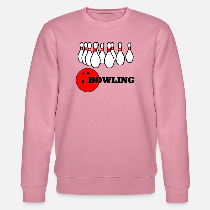 Bowling-Logo - Stanley/Stella Unisex Bio-Sweatshirt CHANGER  - Lila Traum