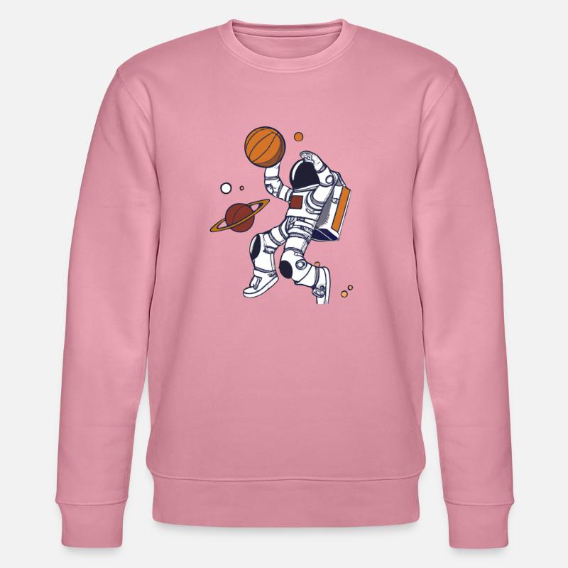 Astronaut Dunk Planet - Stanley/Stella Unisex Bio-Sweatshirt CHANGER  - Lila Traum