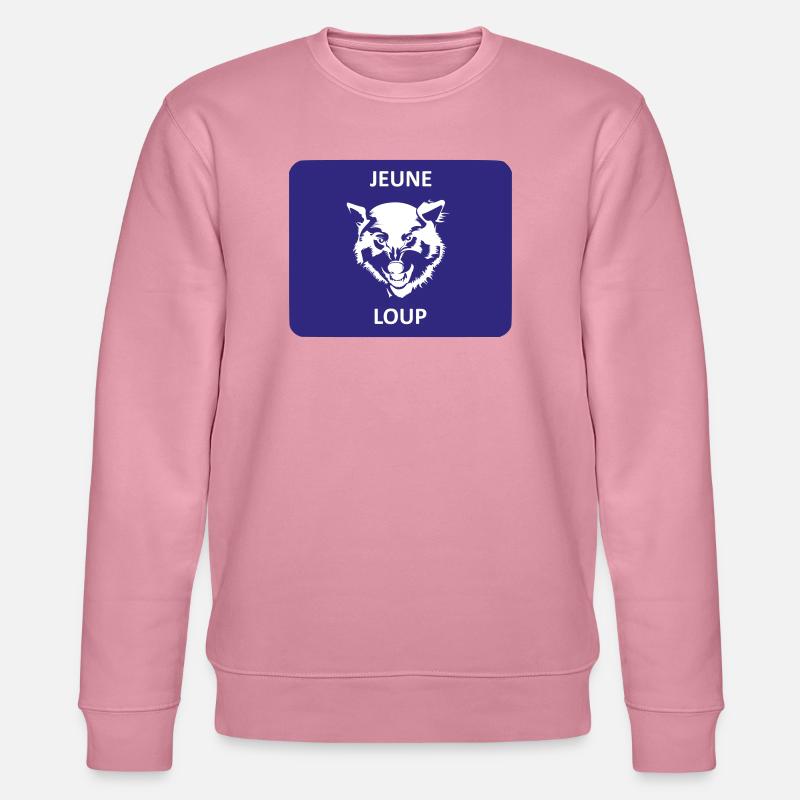 Jungwolf - Stanley/Stella Unisex Bio-Sweatshirt CHANGER  - Lila Traum