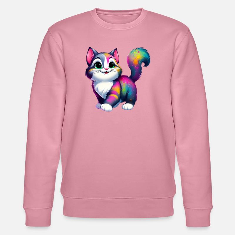 Chat - Sweat bio CHANGER Stanley/Stella Unisexe - lilas onirique