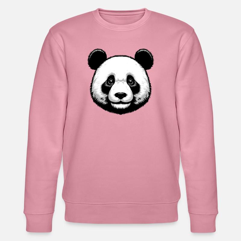 Panda - Stanley/Stella Unisex Bio-Sweatshirt CHANGER  - Lila Traum