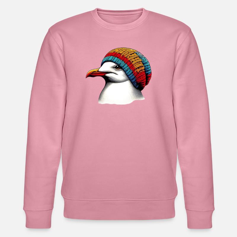 Möwe - Stanley/Stella Unisex Bio-Sweatshirt CHANGER  - Lila Traum