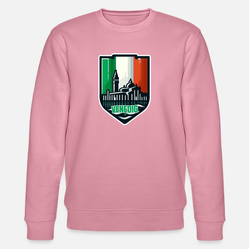 Magisches Venedig - Stanley/Stella Unisex Bio-Sweatshirt CHANGER  - Lila Traum