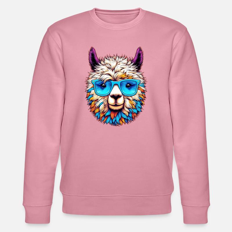 Alpaka - Stanley/Stella Unisex Bio-Sweatshirt CHANGER  - Lila Traum