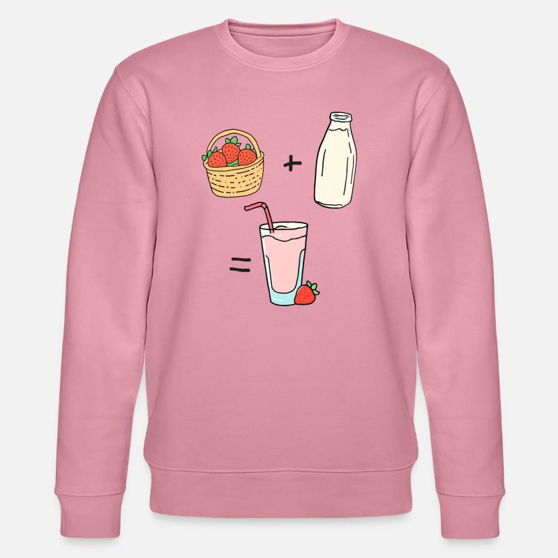 Erdbeermilch - Stanley/Stella Unisex Bio-Sweatshirt CHANGER - Lila Traum