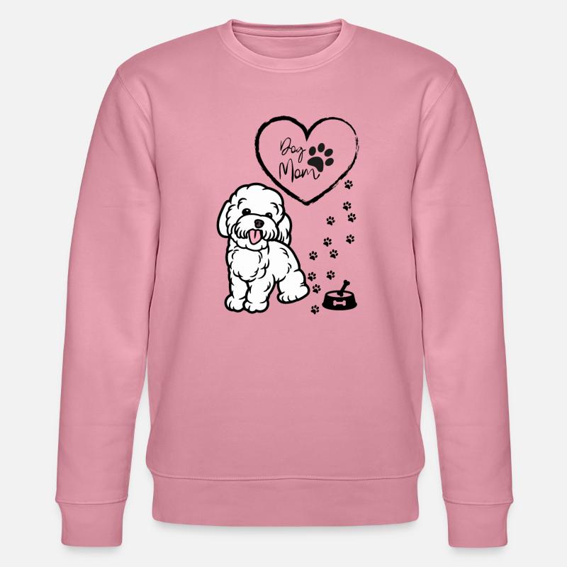 Süßer Hundemama Pullover, Welpenpullover für Frauen - Stanley/Stella Unisex Bio-Sweatshirt CHANGER  - Lila Traum