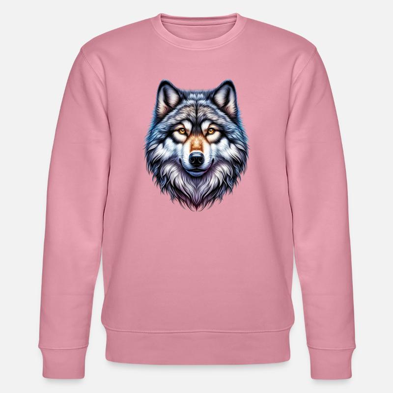 Wolf - Stanley/Stella CHANGER Unisex Organic Sweatshirt - lilac dream