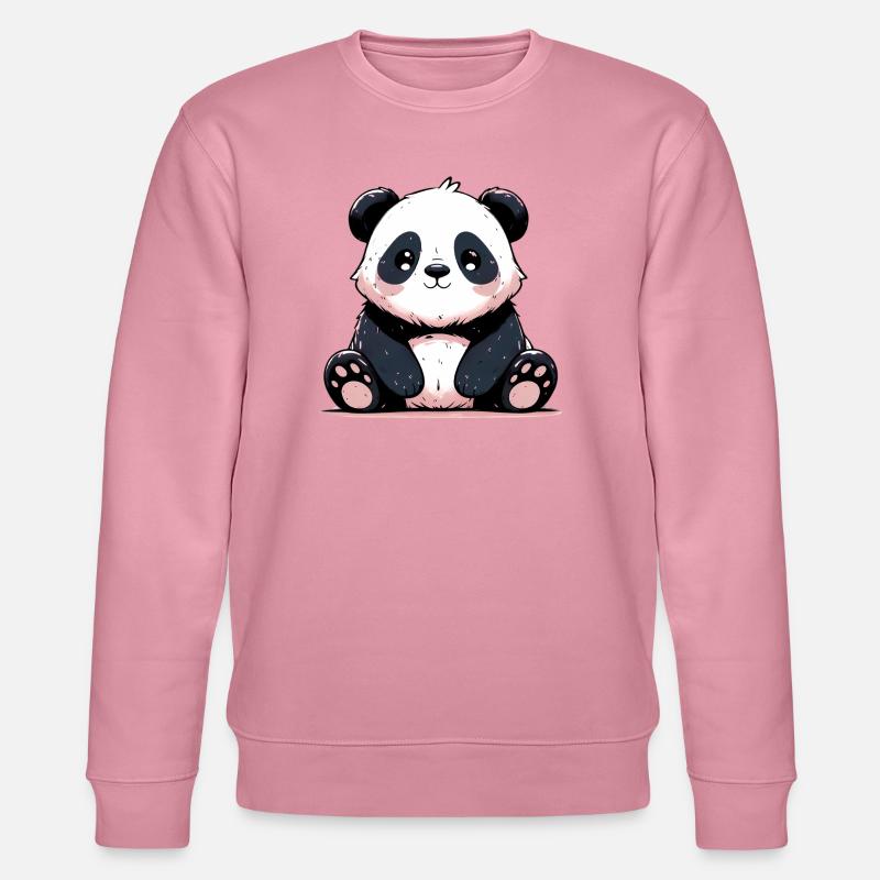 Panda - Stanley/Stella Unisex Bio-Sweatshirt CHANGER  - Lila Traum