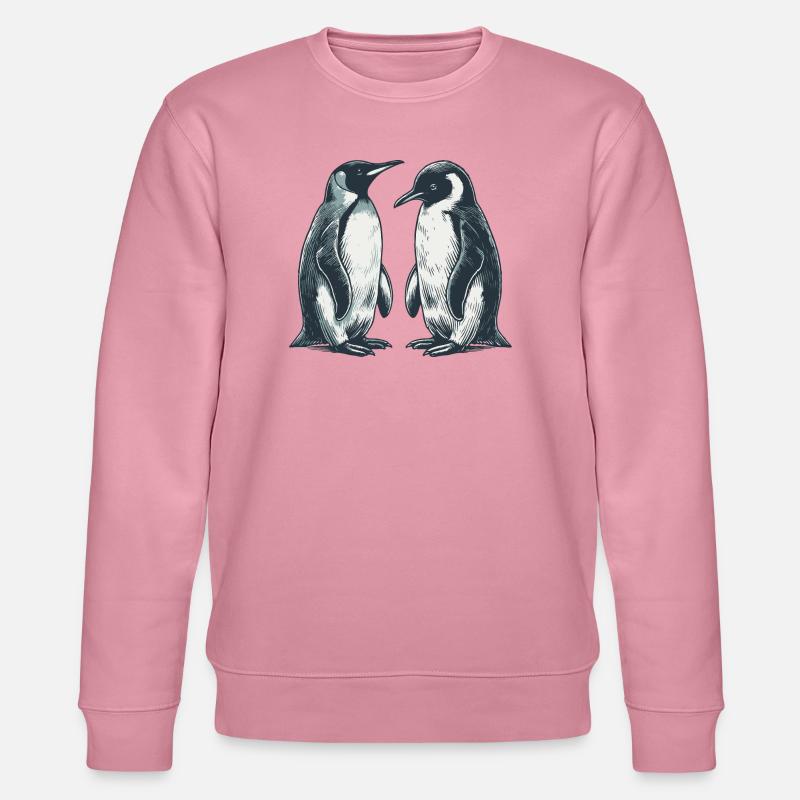 Pingouins - Sweat bio CHANGER Stanley/Stella Unisexe - lilas onirique