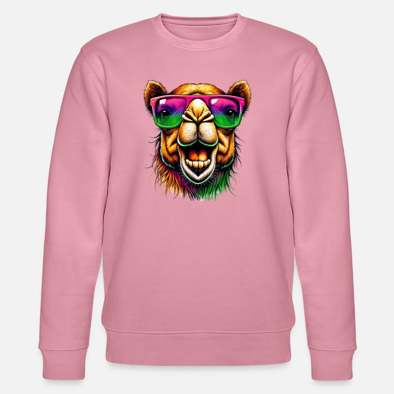 Kamel - Stanley/Stella Unisex Bio-Sweatshirt CHANGER  - Lila Traum