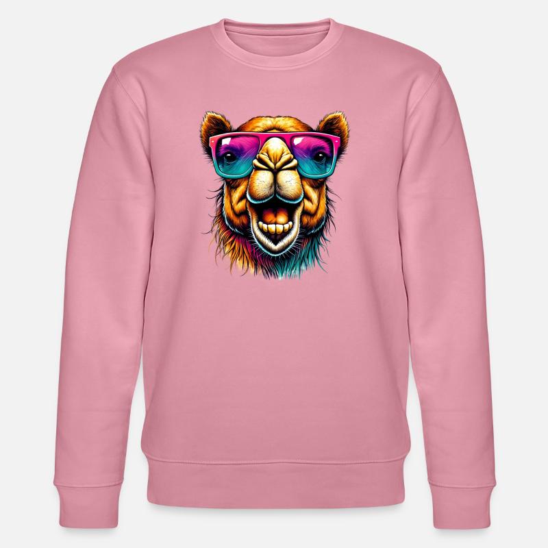 Kamel - Stanley/Stella Unisex Bio-Sweatshirt CHANGER  - Lila Traum