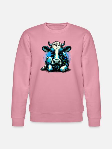 Vache - Sweat bio CHANGER Stanley/Stella Unisexe - lilas onirique