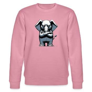 elephant bad guy - Sweat bio CHANGER Stanley/Stella Unisexe - lilas onirique - Devant - Jaron (178cm) & Liana (172cm)