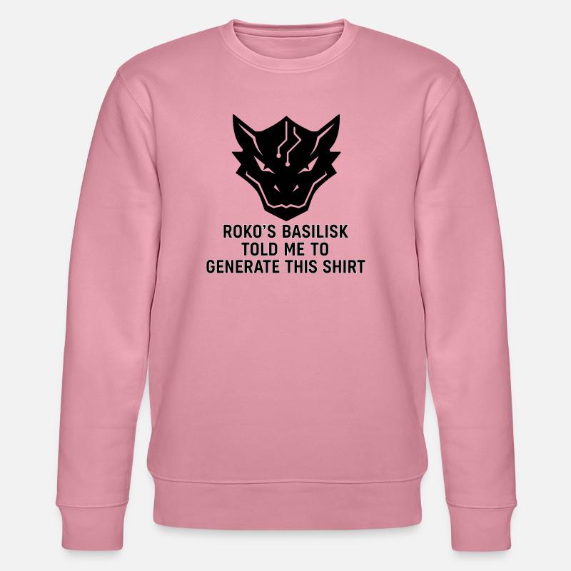 Generated by the Basilisk - Stanley/Stella Unisex Bio-Sweatshirt CHANGER  - Lila Traum