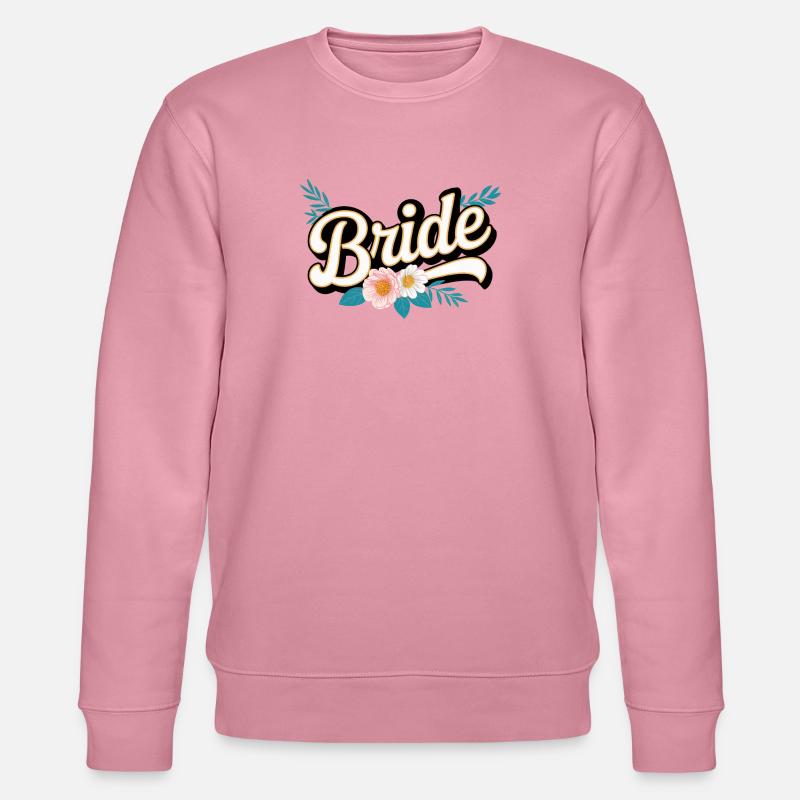 Team Bride! Personalisierbar - Stanley/Stella Unisex Bio-Sweatshirt CHANGER  - Lila Traum