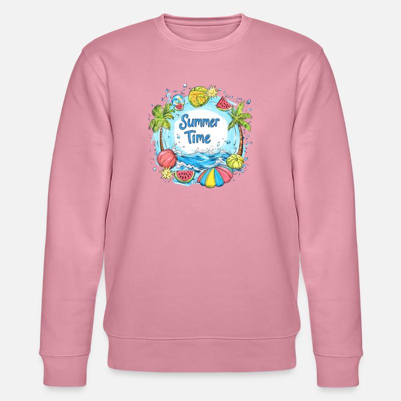 Summer Time Splash - Stanley/Stella Unisex Bio-Sweatshirt CHANGER  - Lila Traum