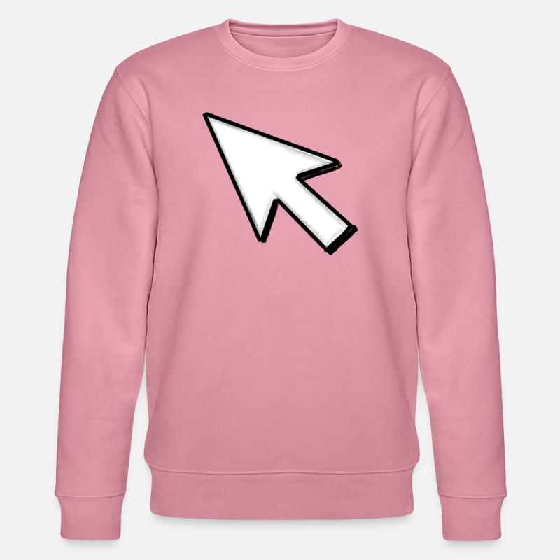 Cursor: Click me! - Stanley/Stella CHANGER Unisex Organic Sweatshirt - lilac dream