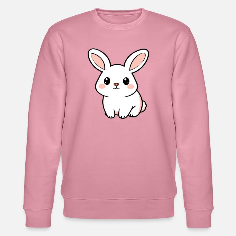 Lapin blanc - Sweat bio CHANGER Stanley/Stella Unisexe - lilas onirique