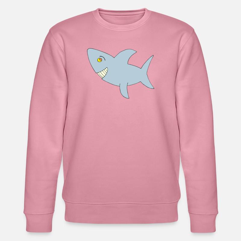 haifisch big one - Stanley/Stella Unisex Bio-Sweatshirt CHANGER  - Lila Traum