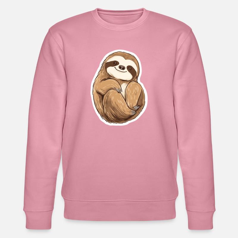Faultier - Stanley/Stella Unisex Bio-Sweatshirt CHANGER  - Lila Traum