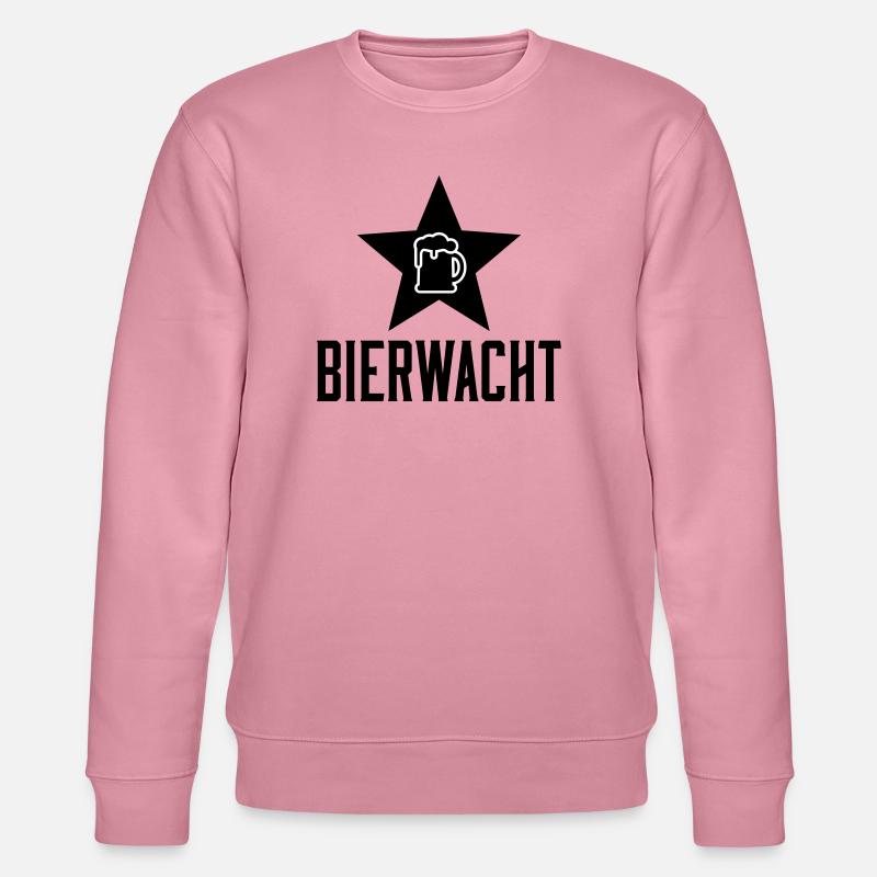 Bierkrug Linienkunst - Stanley/Stella Unisex Bio-Sweatshirt CHANGER  - Lila Traum