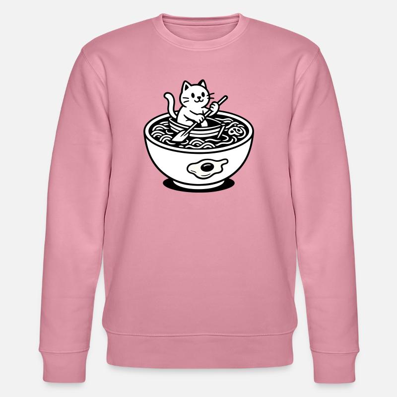 Mignon Noudle Soup Chat - Sweat bio CHANGER Stanley/Stella Unisexe - lilas onirique