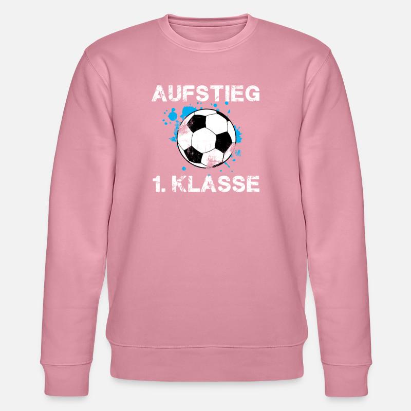 Fußball Aufstieg Erste Klasse Design - Stanley/Stella Unisex Bio-Sweatshirt CHANGER  - Lila Traum