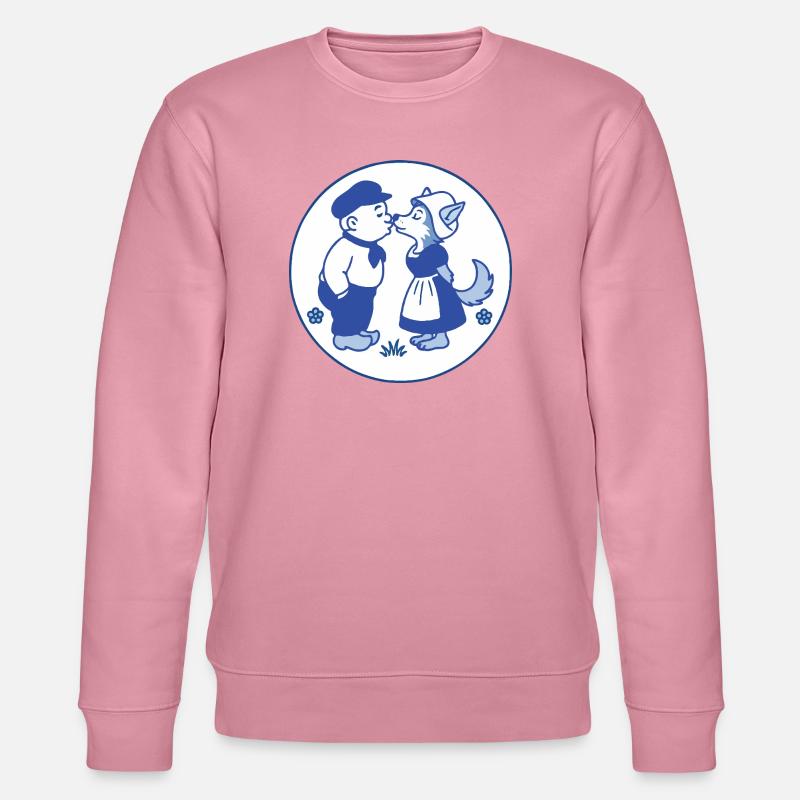Delfter blauer Bauer Küsten Wolf - Stanley/Stella Unisex Bio-Sweatshirt CHANGER  - Lila Traum