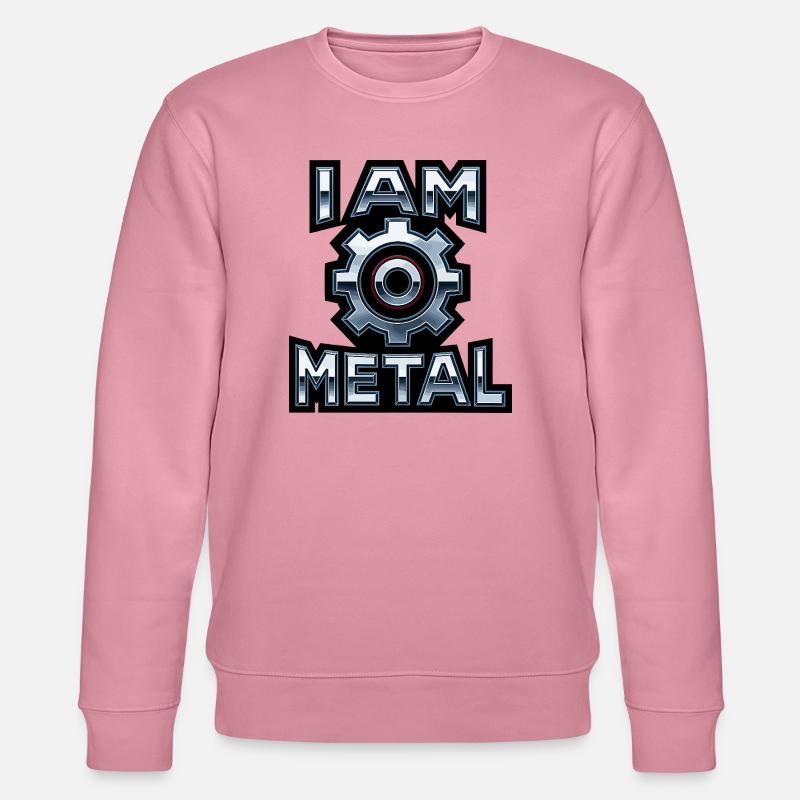 Je suis métal – Engrenage chromé - Sweat bio CHANGER Stanley/Stella Unisexe - lilas onirique