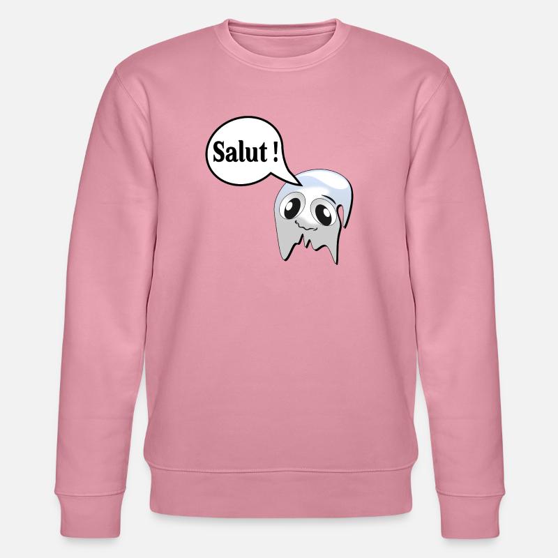 Hallo Phantom - Stanley/Stella Unisex Bio-Sweatshirt CHANGER  - Lila Traum